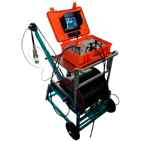 Установка для телеинспекции водозаборных скважин диаметром от 100 мм до 600 мм на глубину 400 м