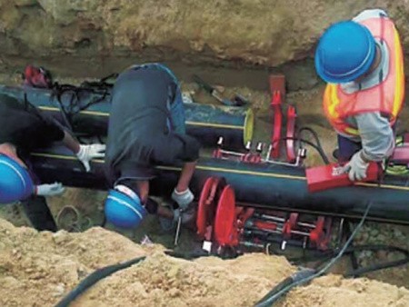 Машина для сварки пластиковых труб с гидравлическим приводом Shengda SHD315, применение Машина для сварки пластиковых труб с гидравлическим приводом Shengda SHD315, применение